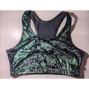 Crushed Velvet Sports Bra
